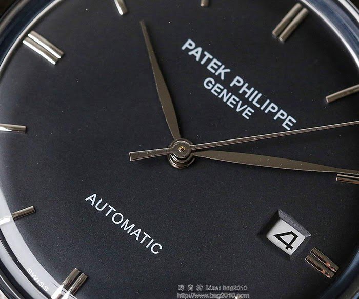 百達翡麗PATEK PHILPPE LS精品 2019春夏季新款 簡約時尚 9015全自動機芯 經典黑 超薄 高檔男士腕表  wssb5193